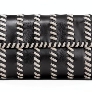 Rebecca Minkoff Damen Patchwork Clutch, Schwarz/Weiß-0