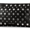 Rebecca Minkoff AYLA Clutch Schwarz elegante Abendtasche aus PU-1