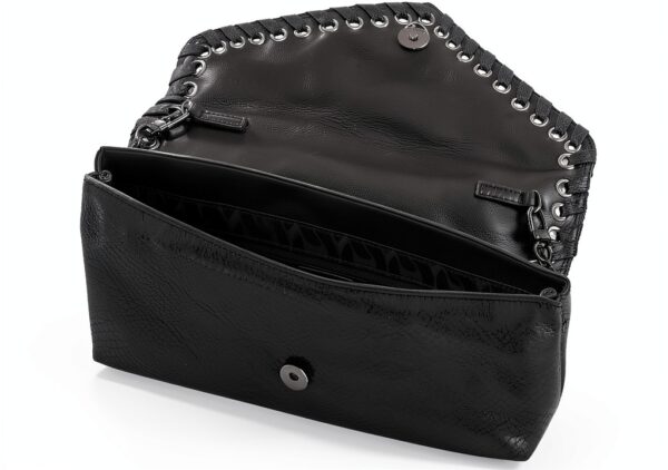 Rebecca Minkoff Whip Clutch Gold mit Antique Brass Hardware-1