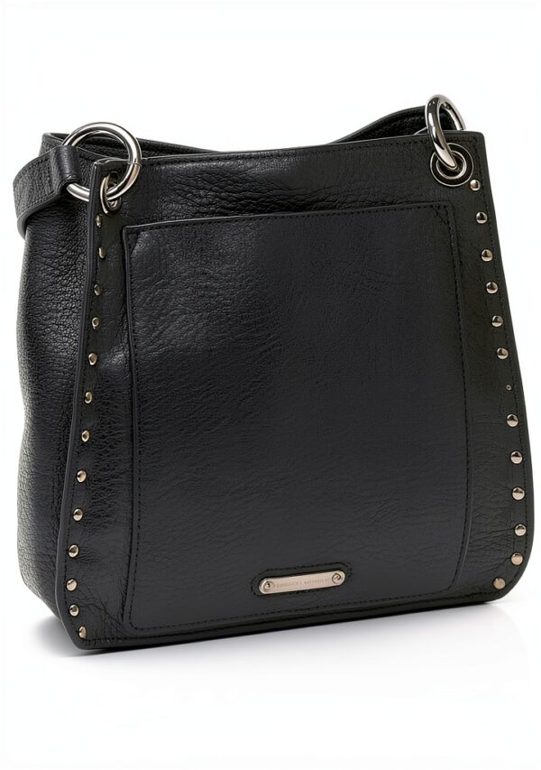 Rebecca Minkoff Damen Darren Umhängetasche Schwarz Leder-3
