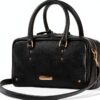 Rebecca Minkoff Tassel Bowling Bag Damen Leder Satchel Handtasche mit Griffen oben und abnehmbarem Crossbody-Gurt, Schwarz-2