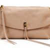 Rebecca Minkoff Darren Zip Umhängetasche Stein – verstellbarer Riemen-0