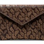 Rebecca Minkoff Damen Leo Kupplung, schwarz/Silber-0