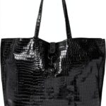 Rebecca Minkoff Megan Soft Large Tote Schwarz/Schwarz Shellac-0