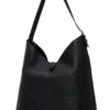 Rebecca Minkoff Megan Hobo Bag, Women's Leather Shoulder Handbag With Magnetic Snap Closure And Back Zip Pocket Hobo Bag-2