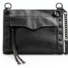 Rebecca Minkoff Damen MAB Crossbody mit Nieten, schwarz Shellac-Hardware Umhängetasche, Verstellbarer Riemen-0