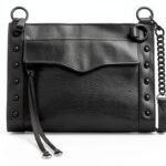 Rebecca Minkoff Damen MAB Crossbody mit Nieten, schwarz Shellac-Hardware Umhängetasche, Verstellbarer Riemen-0