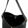 Rebecca Minkoff Megan Hobo Bag, Women's Leather Shoulder Handbag With Magnetic Snap Closure And Back Zip Pocket Hobo Bag-3
