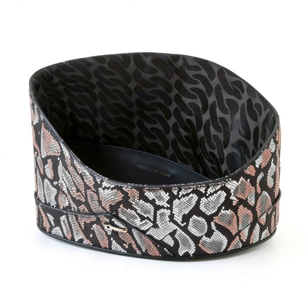 Rebecca Minkoff Damen Leo Kupplung, schwarz/Silber-3