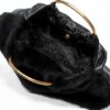 Rebecca Minkoff Madeleine Mini Geldbörse Damen Schwarz mit Holz-2