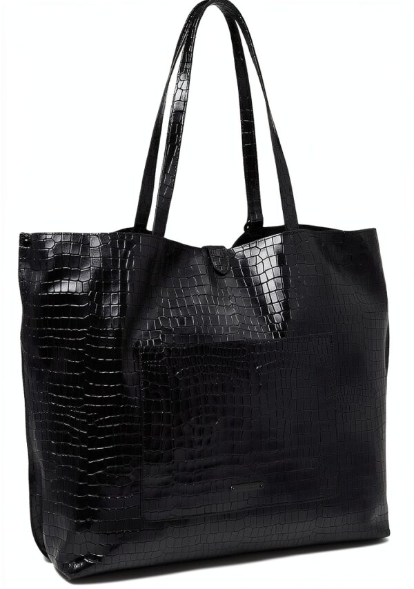 Rebecca Minkoff Megan Soft Large Tote Schwarz/Schwarz Shellac-1