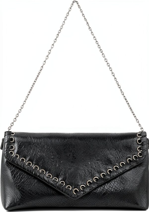 Rebecca Minkoff Whip Clutch Gold mit Antique Brass Hardware-0