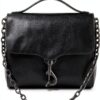 Rebecca Minkoff Damen Megan Top Handle with Chain Umhängetasche-0