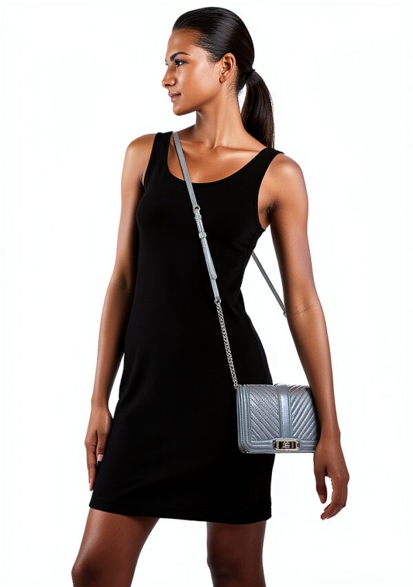 Rebecca Minkoff Damen Chevron Quilted Love Crossbody Tasche-5