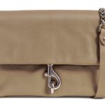 Rebecca Minkoff Umhängetasche mit Klappe, Taube, Echtes Leder-0