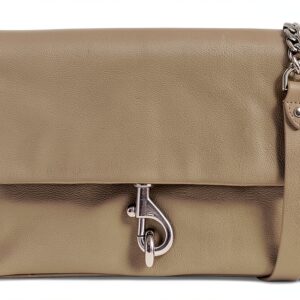 Rebecca Minkoff Umhängetasche mit Klappe, Taube, Echtes Leder-0